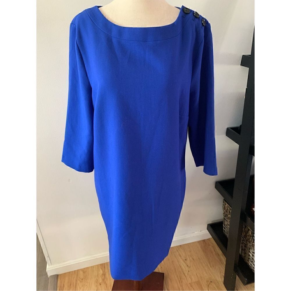 Banana republic blue dress size 12 work dress